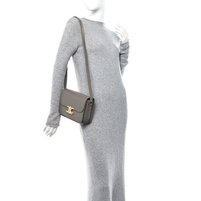 Celine Shiny Calfskin Medium Triomphe Pebble 2 of 11