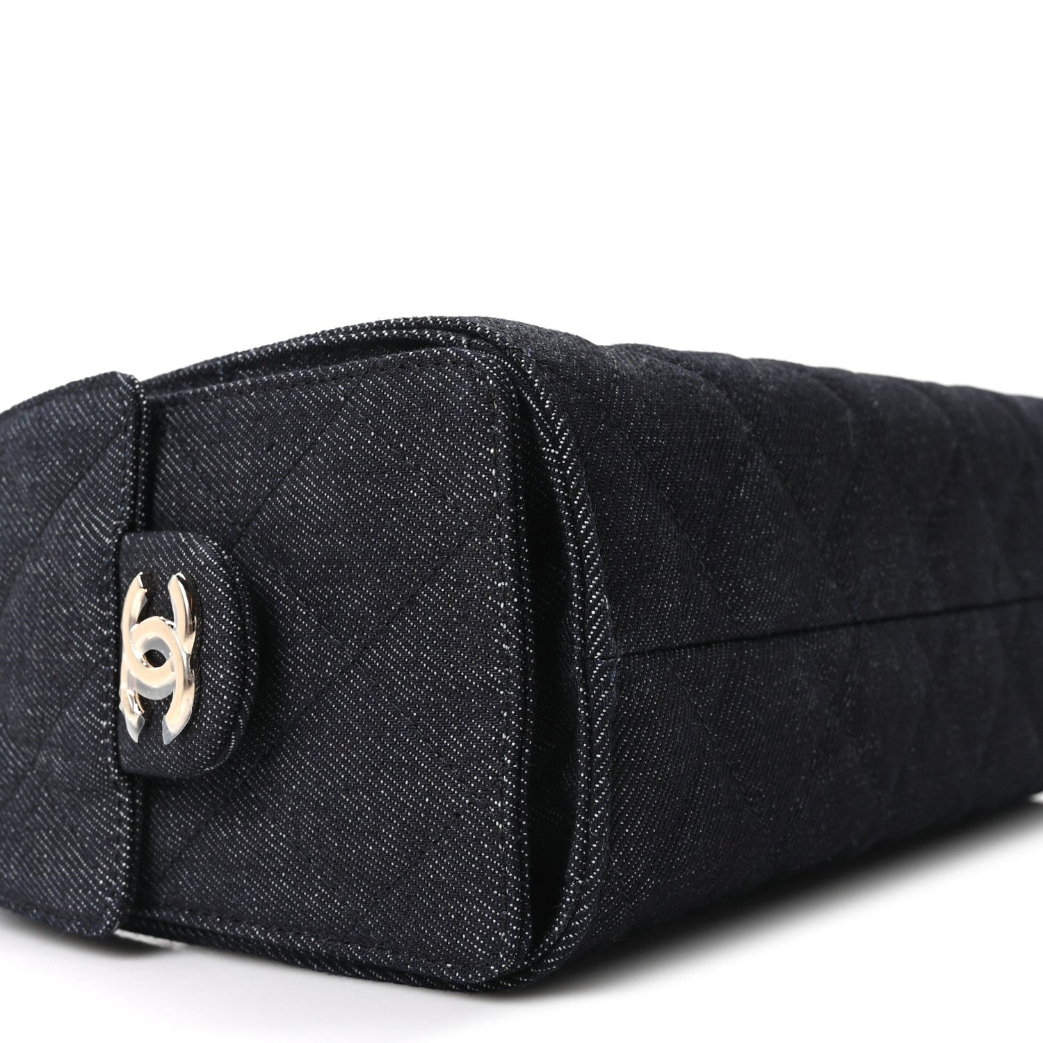 Chanel Denim Quilted Mini Chanel 25 Handbag Dark Blue 9 of 11