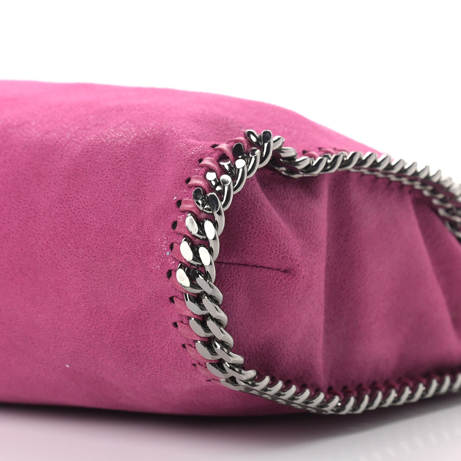 Stella McCartney Shaggy Deer Falabella Fold Over Tote Hot Pink 8 of 8