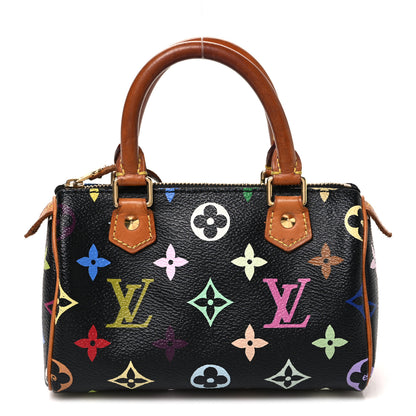 Louis Vuitton Monogram Multicolor Mini Sac HL Speedy Black 1 of 10