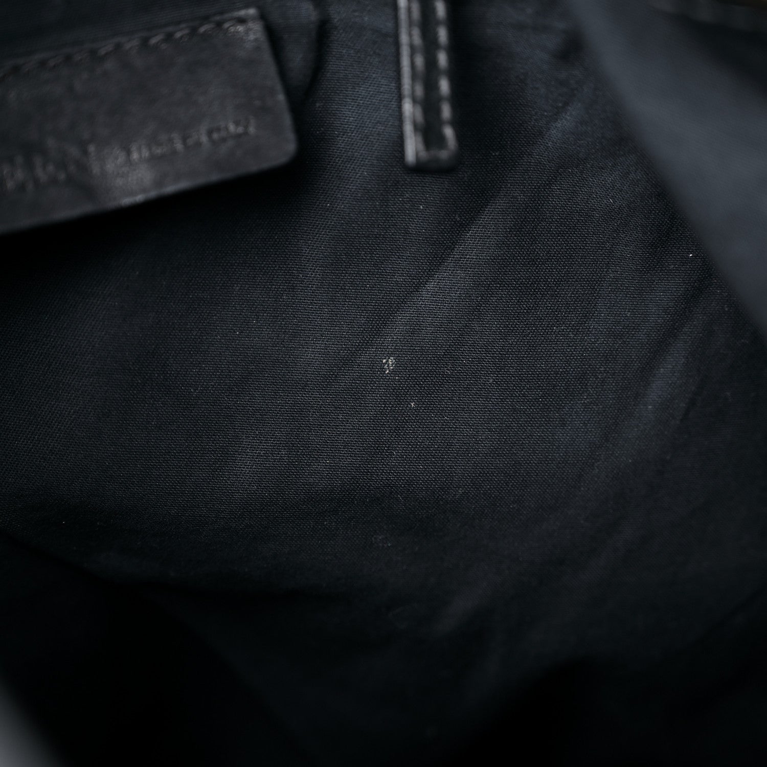 Alexander McQueen Calfskin Zip Hobo Black 10 of 25