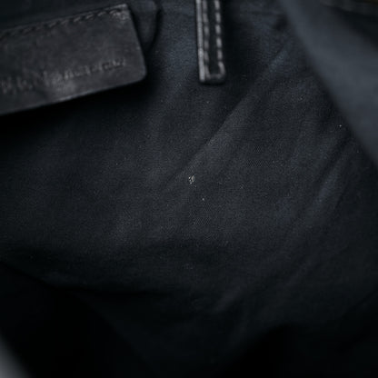 Alexander McQueen Calfskin Zip Hobo Black 10 of 25