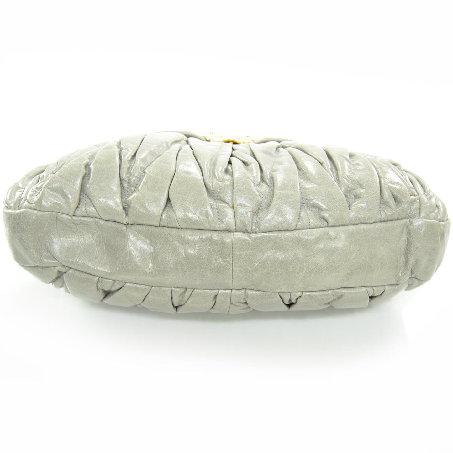 Leather Matelasse Lux Coffer Nube Grey