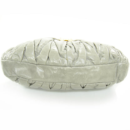 Miu Miu Leather Matelasse Lux Coffer Nube Grey 4 of 5