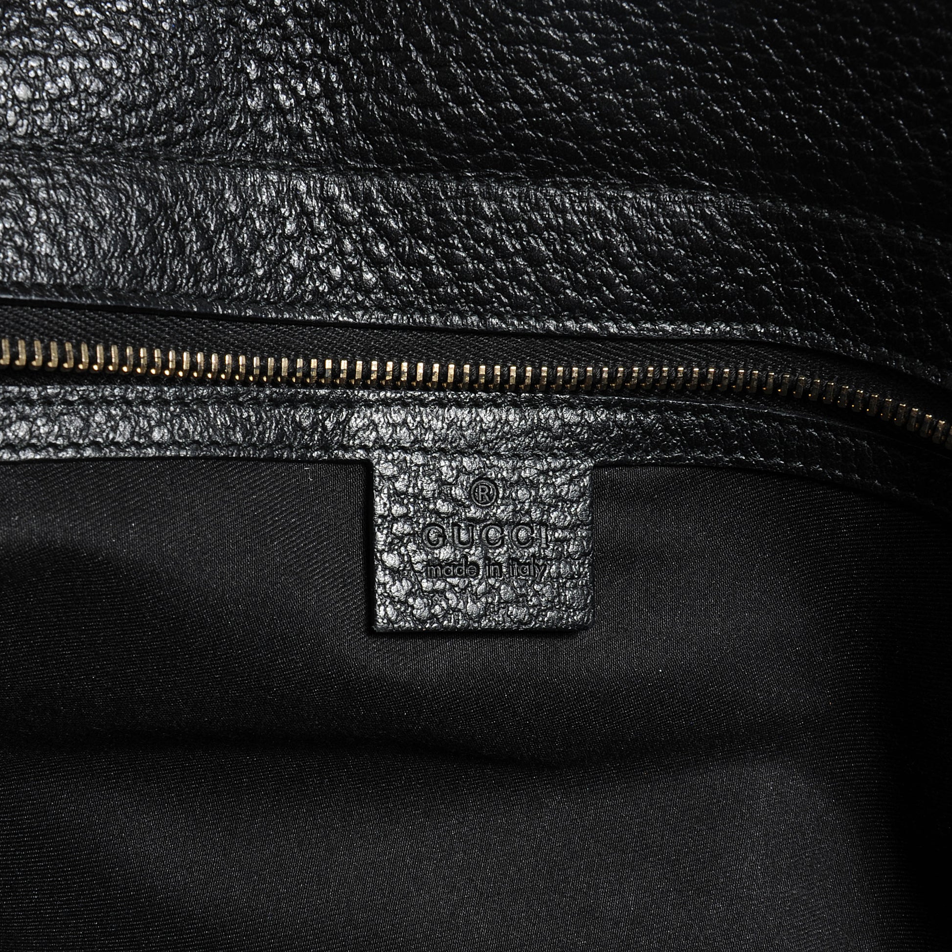 Gucci Leather Blondie Web Satchel Black 7 of 7