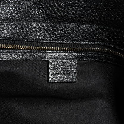 Gucci Leather Blondie Web Satchel Black 7 of 7