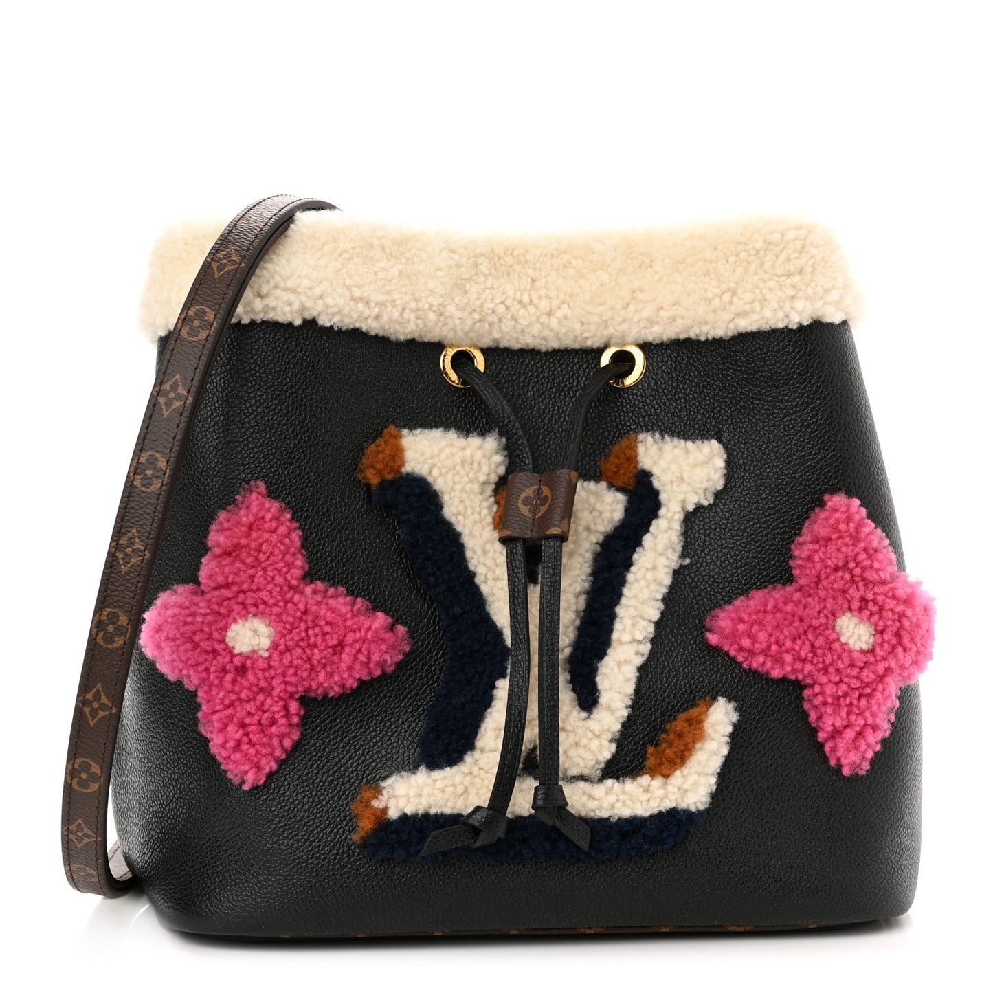 Calfskin Teddy NeoNoe MM Black