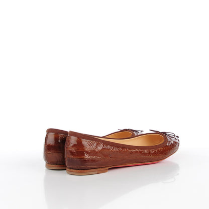 Christian Louboutin Eel Rosella Flats 39 Havane 4 of 8