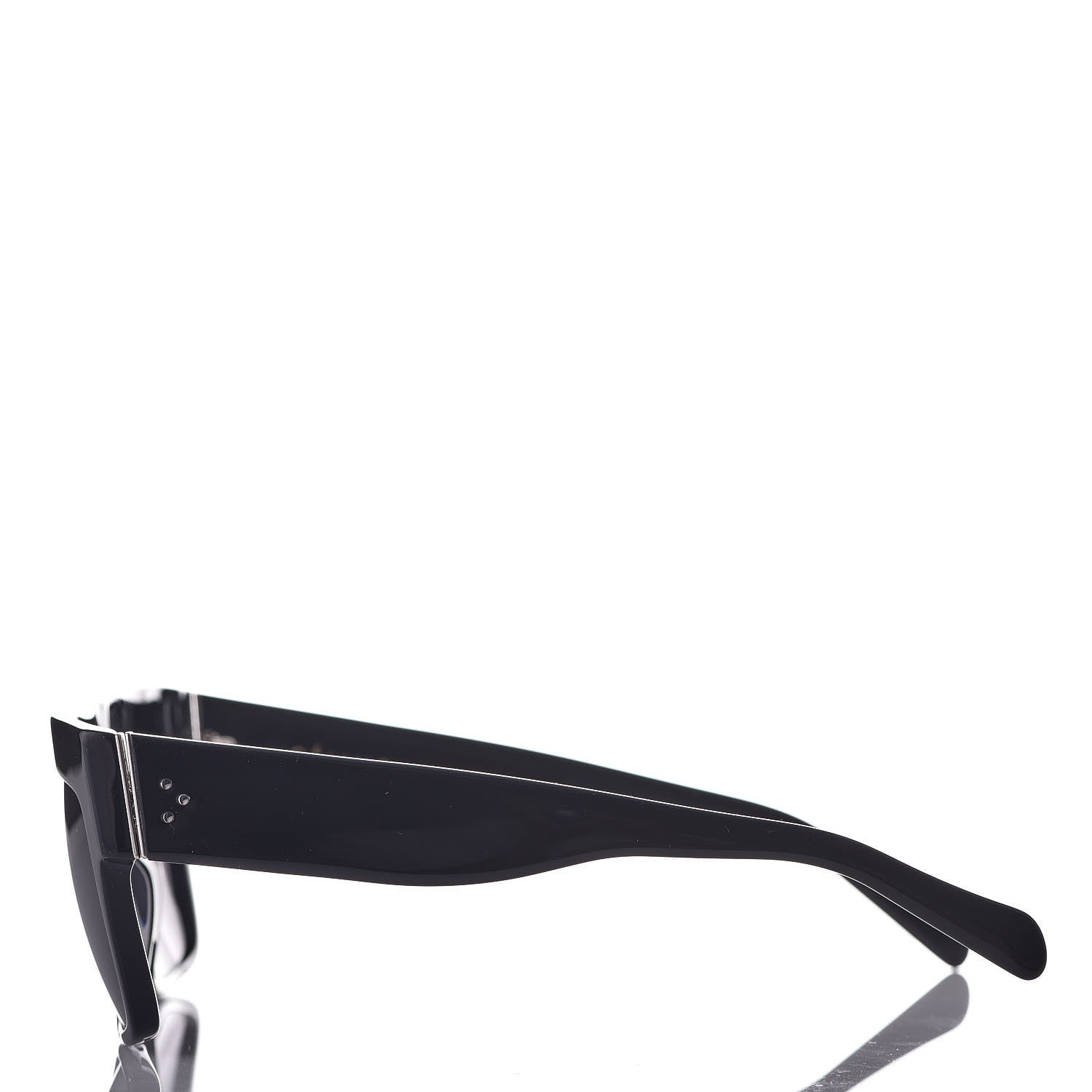 Celine Polarized ZZ Top Sunglasses CL 41756/S Black 4 of 7