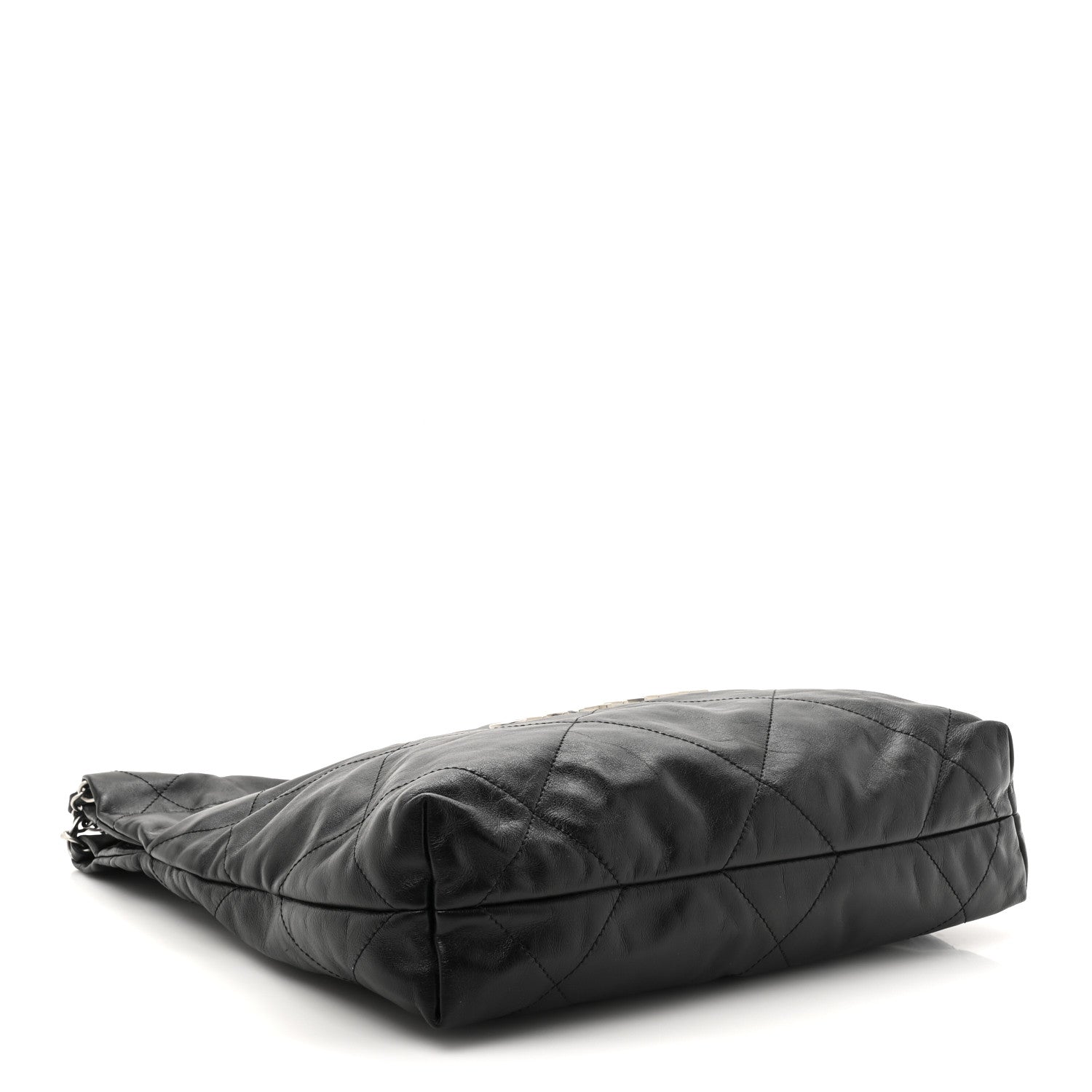 Chanel Shiny Calfskin Quilted Small Chanel 22 Black 5 of 11