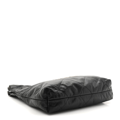 Chanel Shiny Calfskin Quilted Small Chanel 22 Black 5 of 11