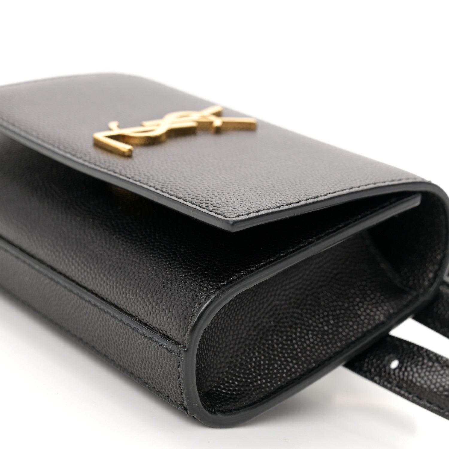 Saint Laurent Grain De Poudre Monogram Kate Belt Bag Black 10 of 13