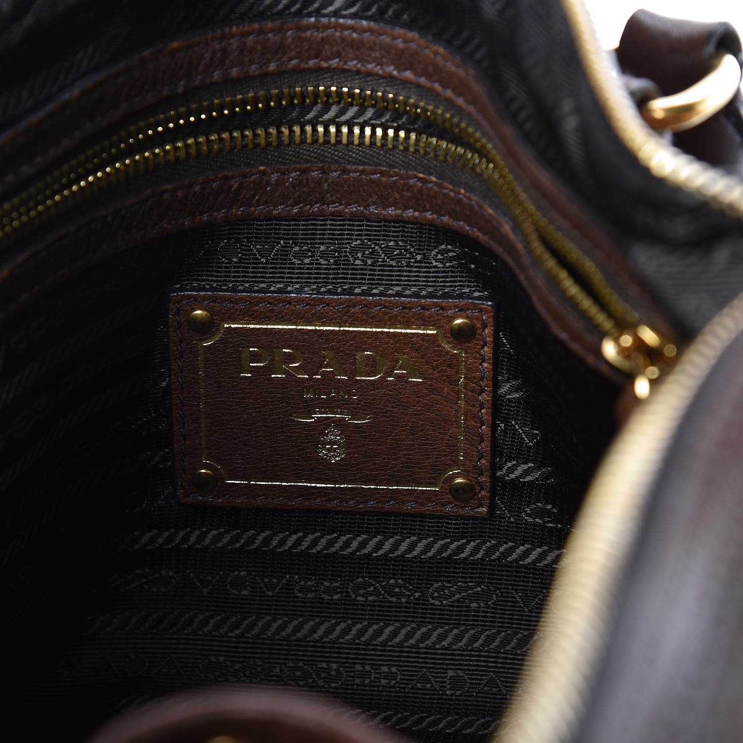 Prada Deerskin Tote Bruciato 6 of 12
