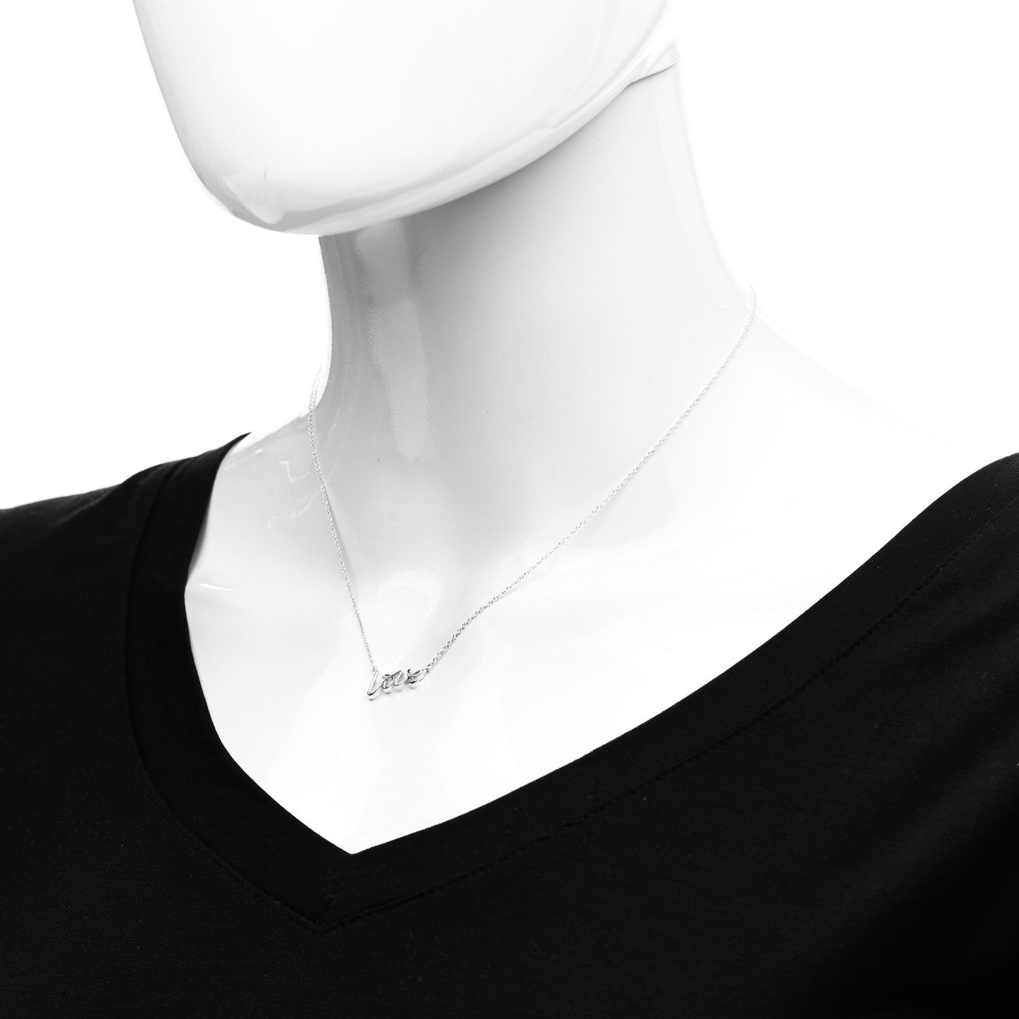 Sterling Silver Paloma Picasso Graffiti Love Pendant Necklace