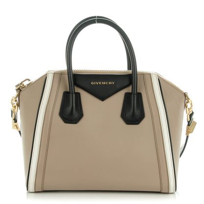 Givenchy Calfskin Small Tri-Color Antigona Beige Black White 1 of 7