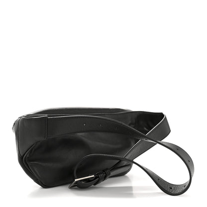 Saint Laurent Calfskin Monogram Belt Bag Black 3 of 12