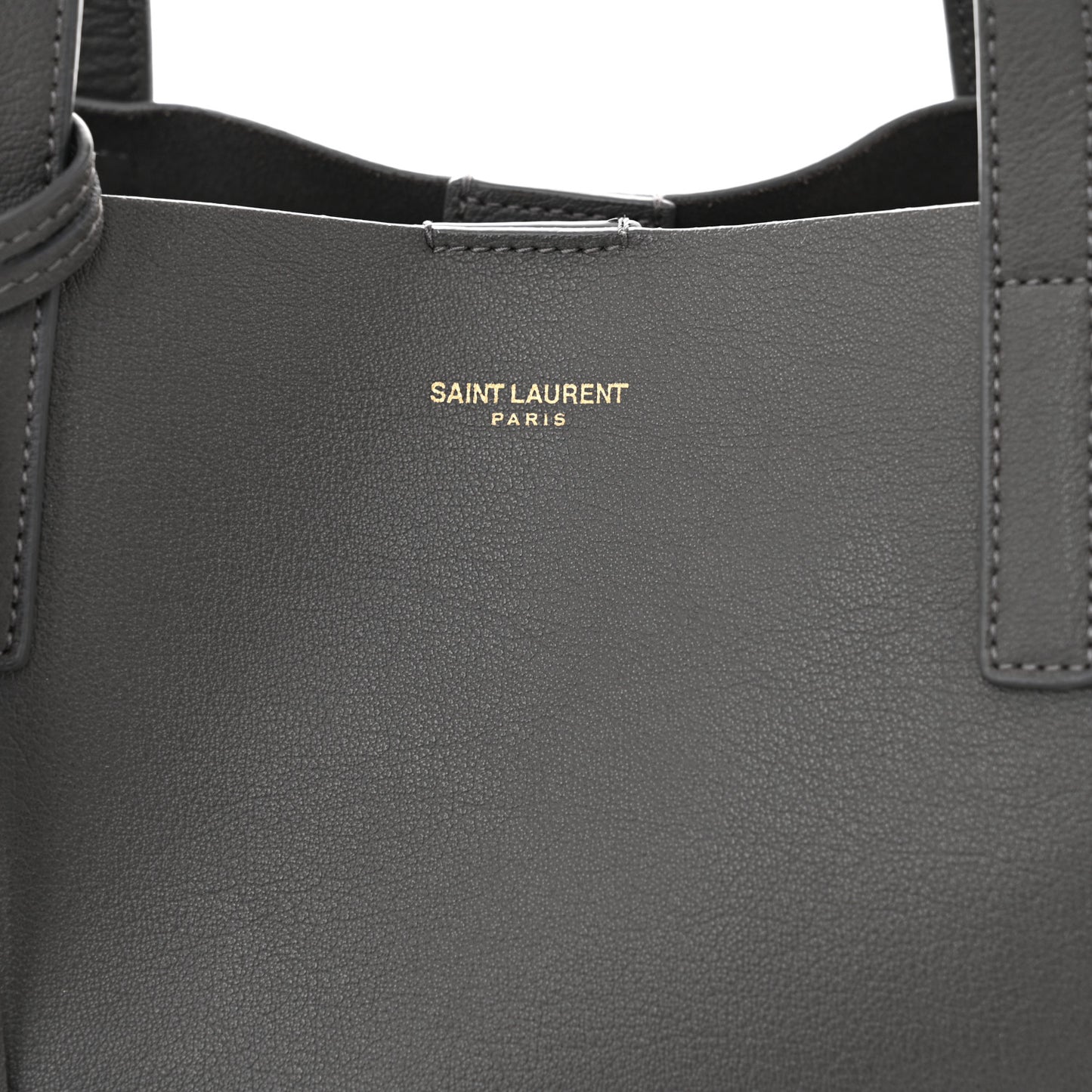 Calfskin Large Shopping Tote Asphalt