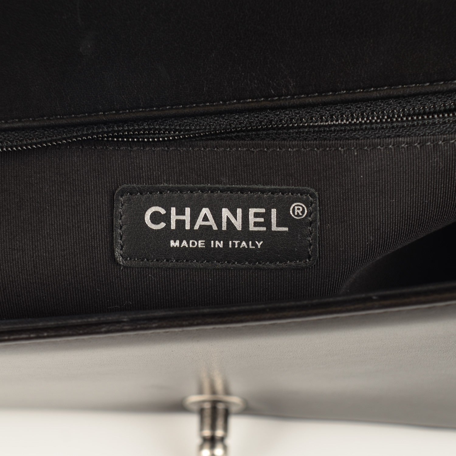 Chanel Lambskin Quilted New Medium Boy Flap Black 8 of 9