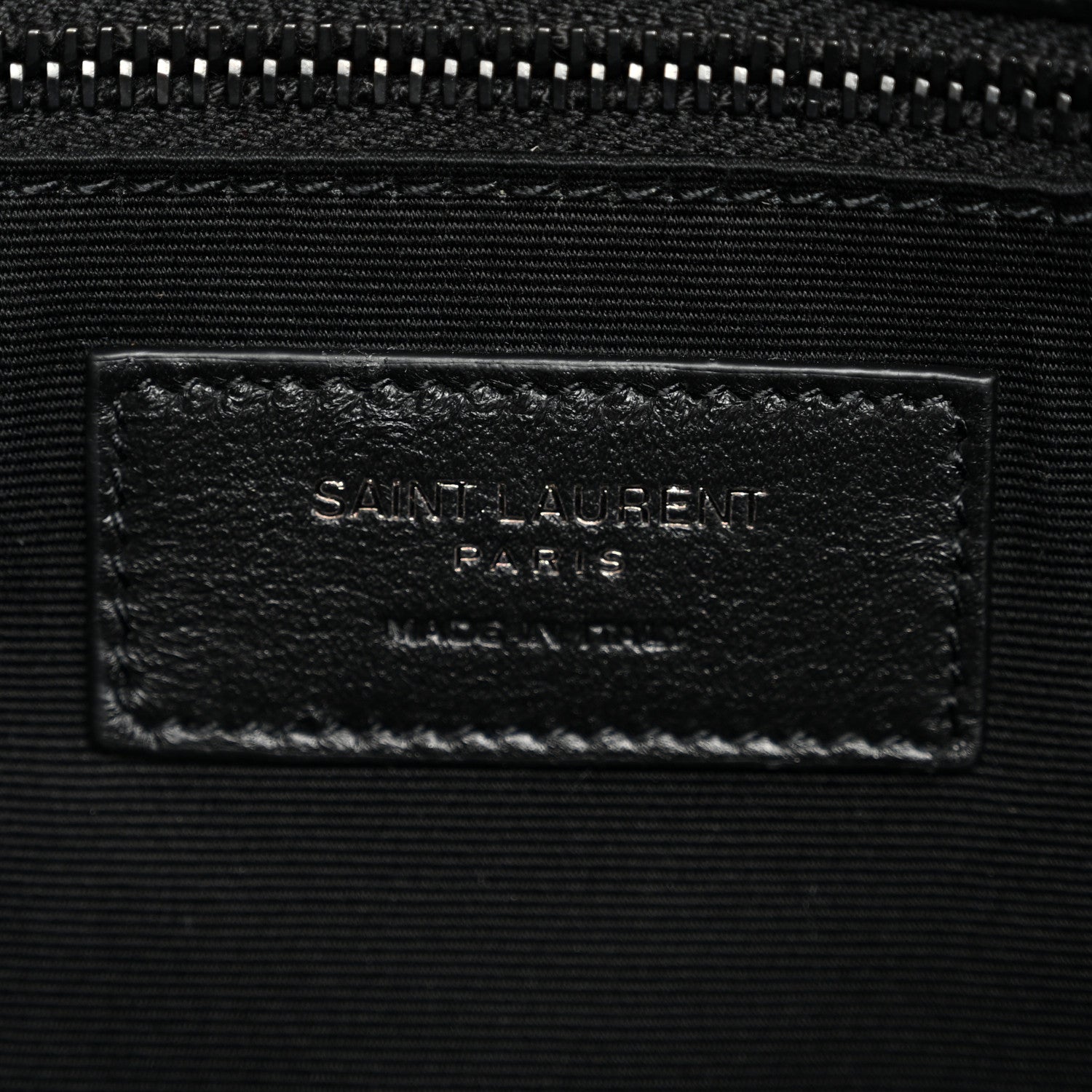 Saint Laurent Crinkled Calfskin Matelasse Monogram Medium Niki Chain Satchel Black 6 of 11