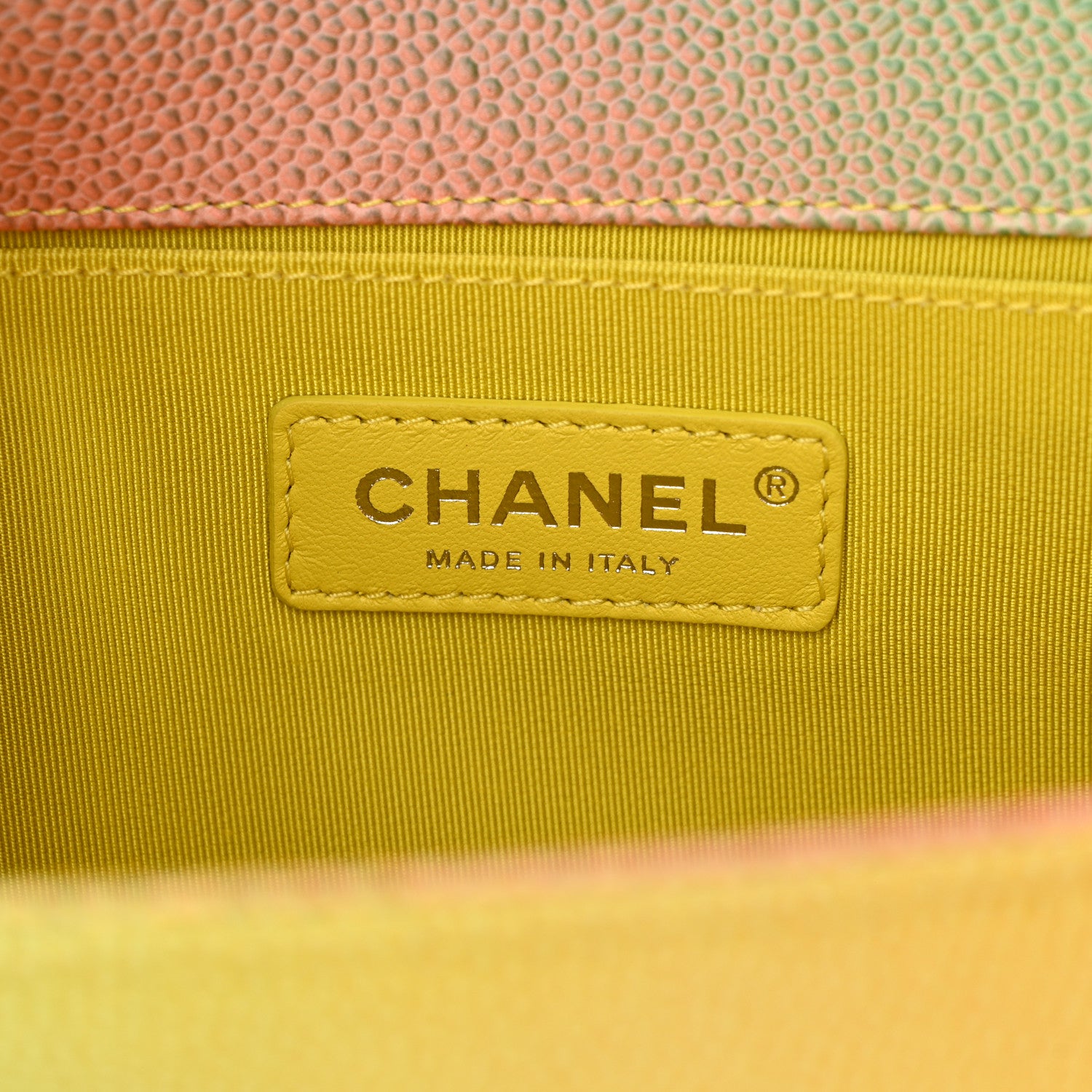 Chanel Caviar Quilted Medium Cuba Rainbow Boy Flap Multicolor 6 of 10