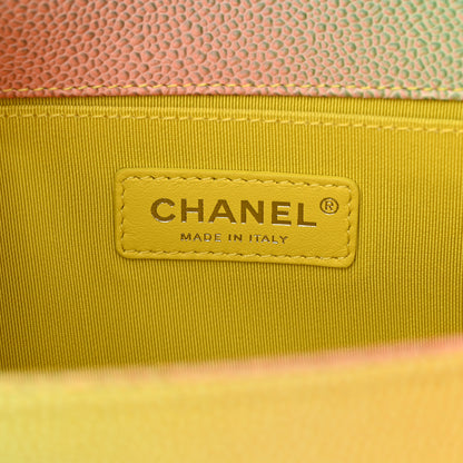 Chanel Caviar Quilted Medium Cuba Rainbow Boy Flap Multicolor 6 of 10
