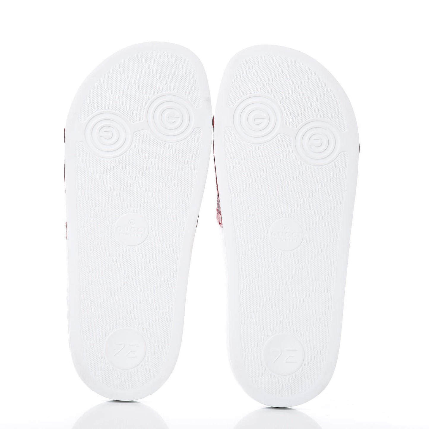Canvas Sylvie Stripe Logo Pursuit Slide Sandals 36 Mystic White Hibiscus Red Maritime