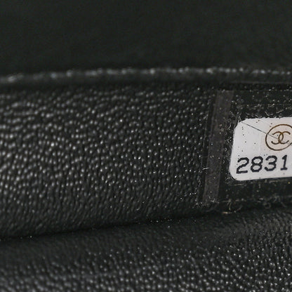 Chanel Lambskin Chevron Quilted Small Trendy CC Dual Handle Flap Bag Black 7 of 12