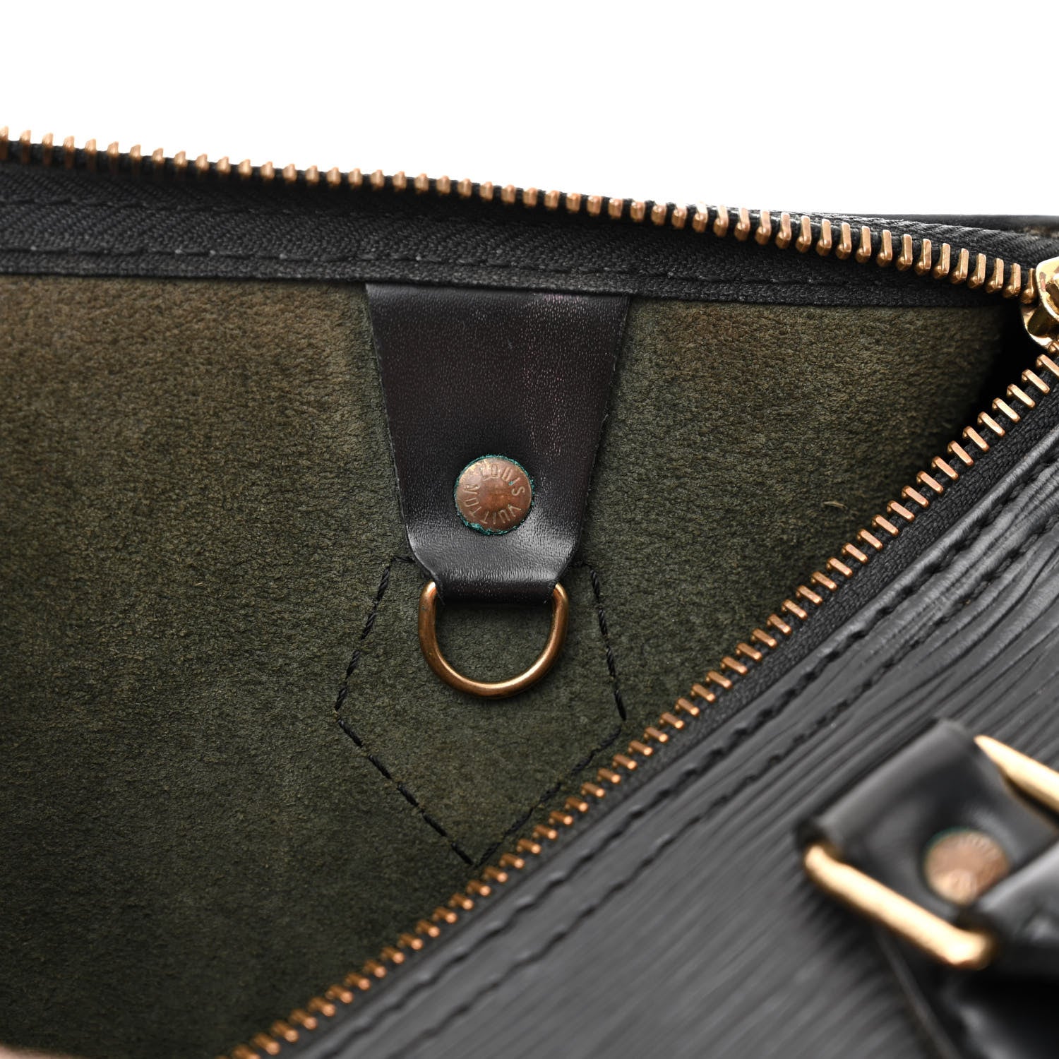 Louis Vuitton Epi Speedy 25 Black 6 of 11