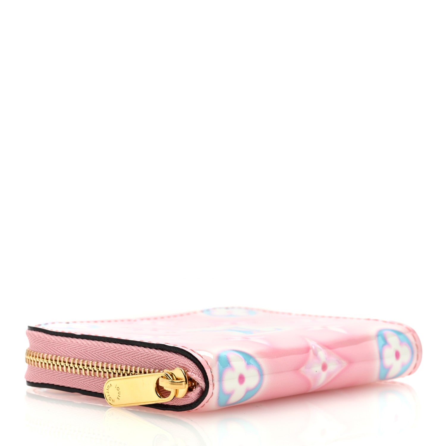 Louis Vuitton Vernis Valentine Zippy Coin Purse Light Pink Neon 4 of 6