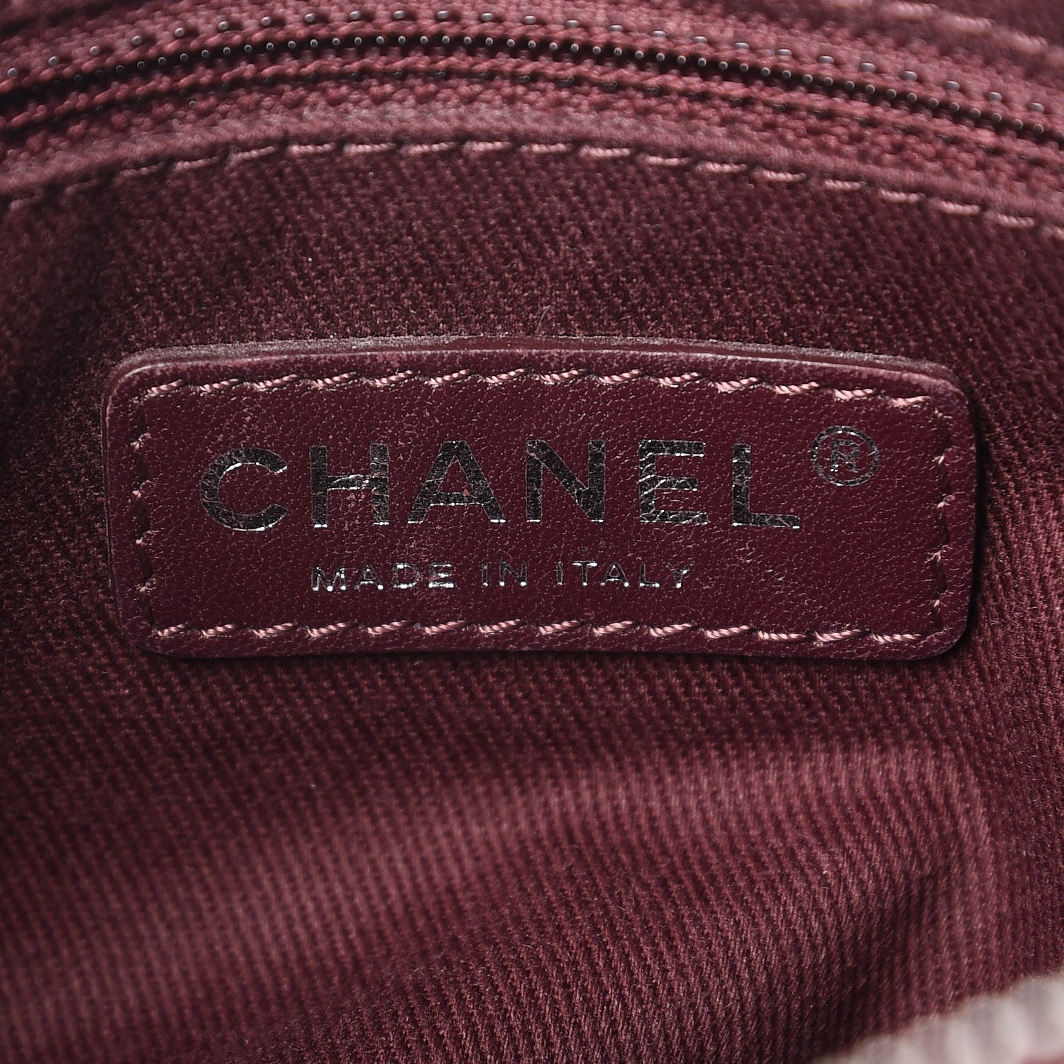 Chanel Aged Calfskin Quilted Tag Flap Black 6 of 8
