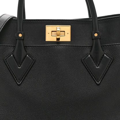 Louis Vuitton Calfskin Monogram Tufting On My Side Black 8 of 10