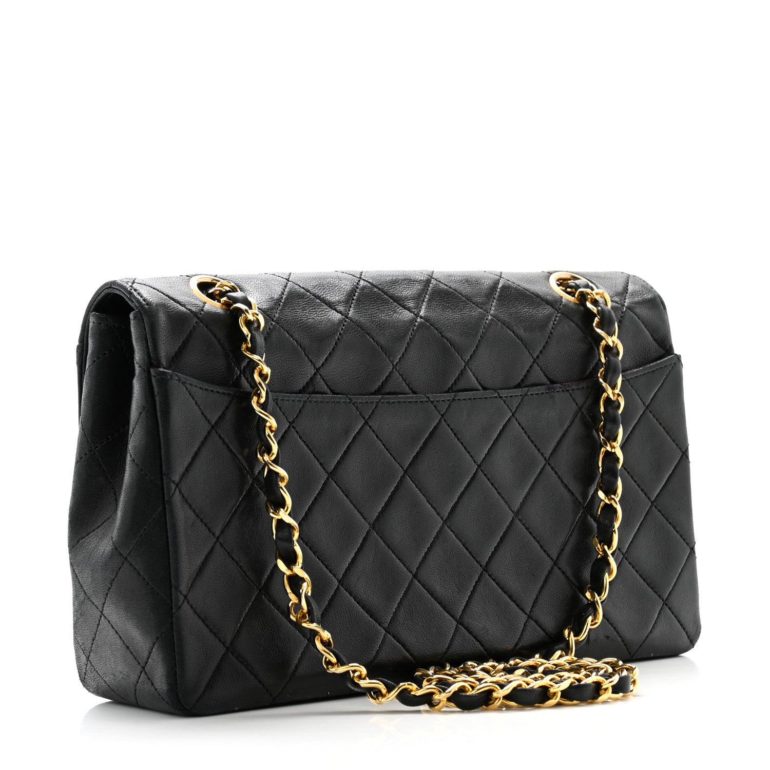 Chanel Lambskin Quilted Small Single Flap Black 4 of 15