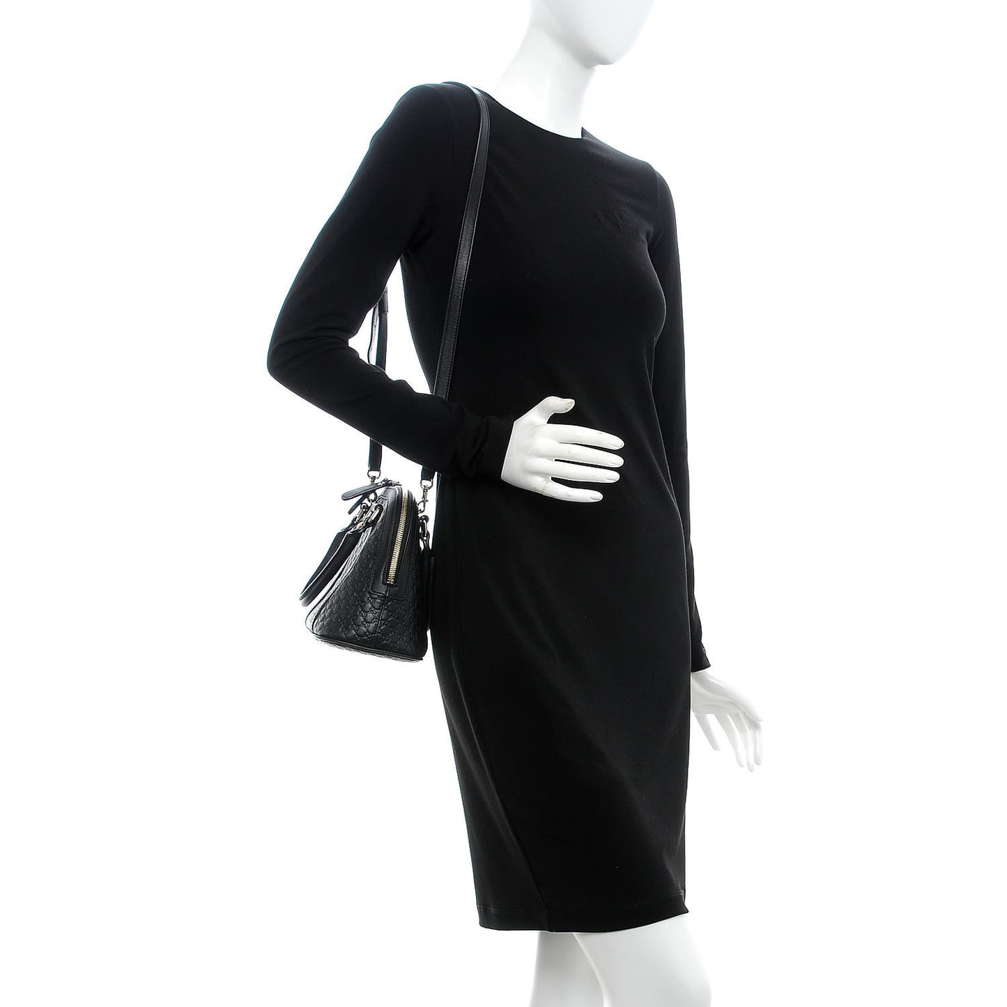 Microguccissima Mini Dome Bag Black