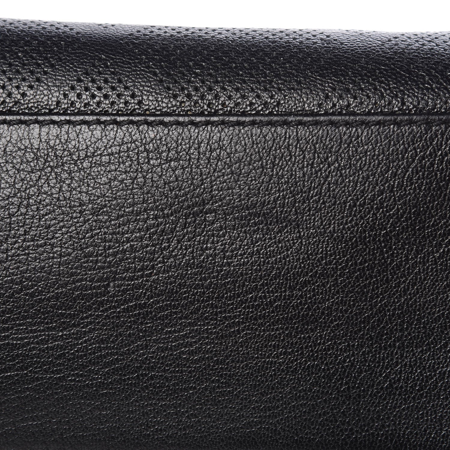 Chanel Goatskin Perforated Large CC Tote Black 10 of 10