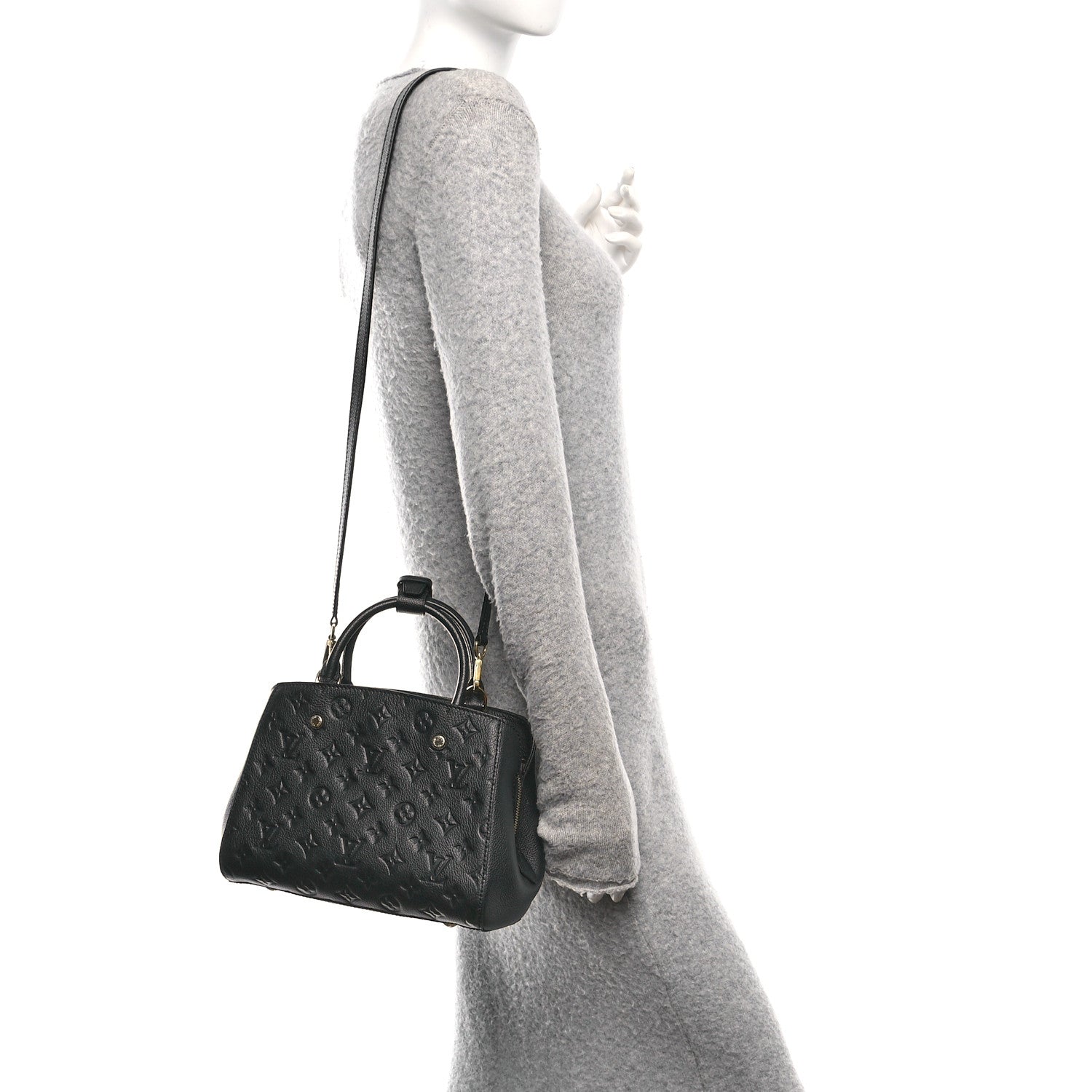 Louis Vuitton Empreinte Montaigne BB Black 2 of 9