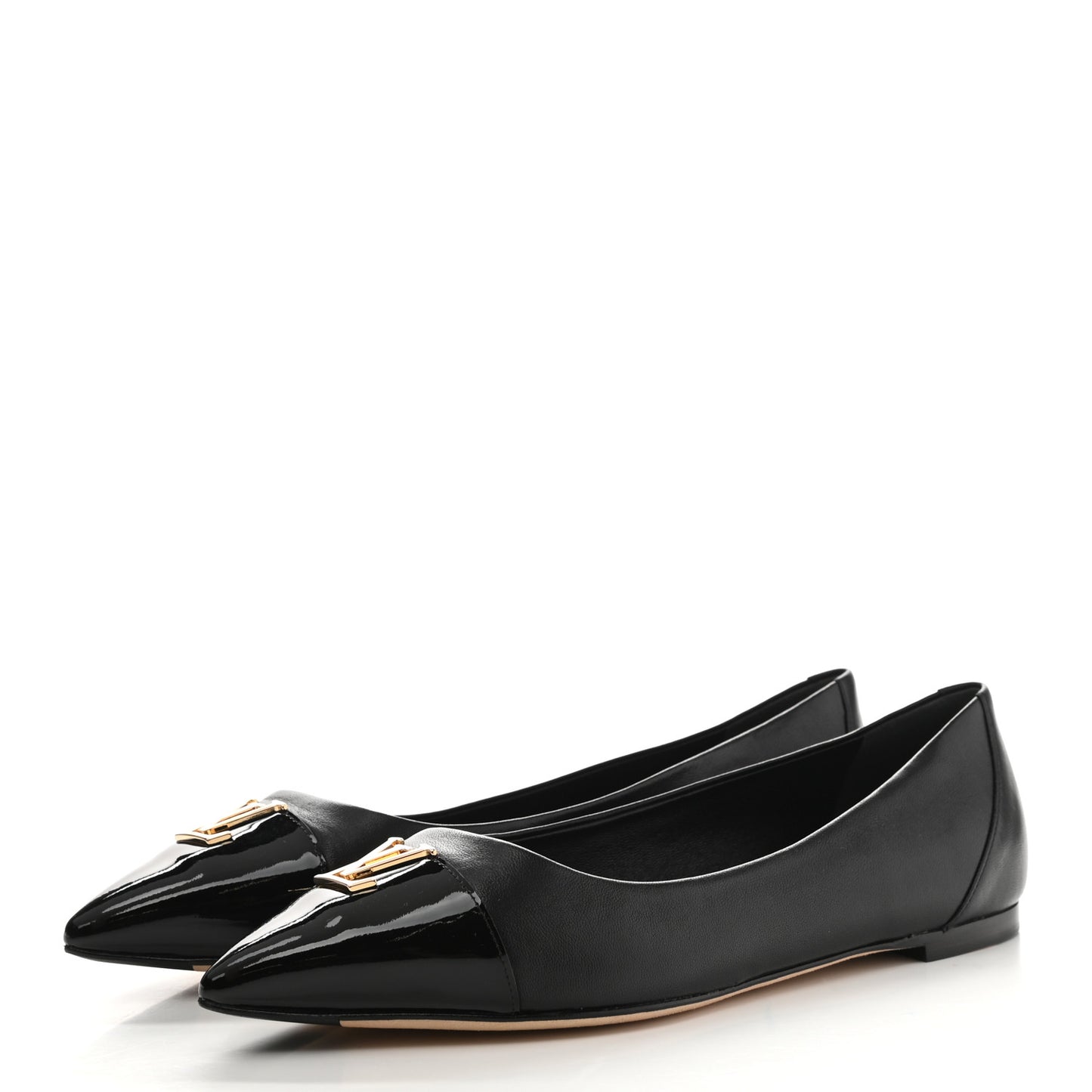 Lambskin Capucines Flat Ballerinas 40 Black