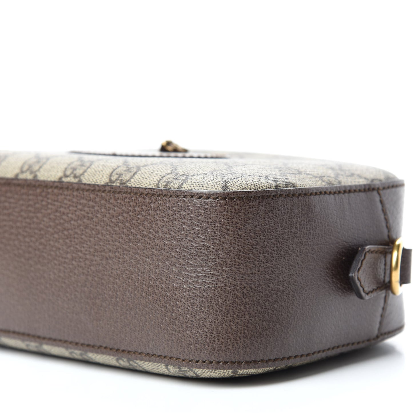 GG Supreme Monogram Web Neo Vintage Shoulder Bag Beige New Acero Crop
