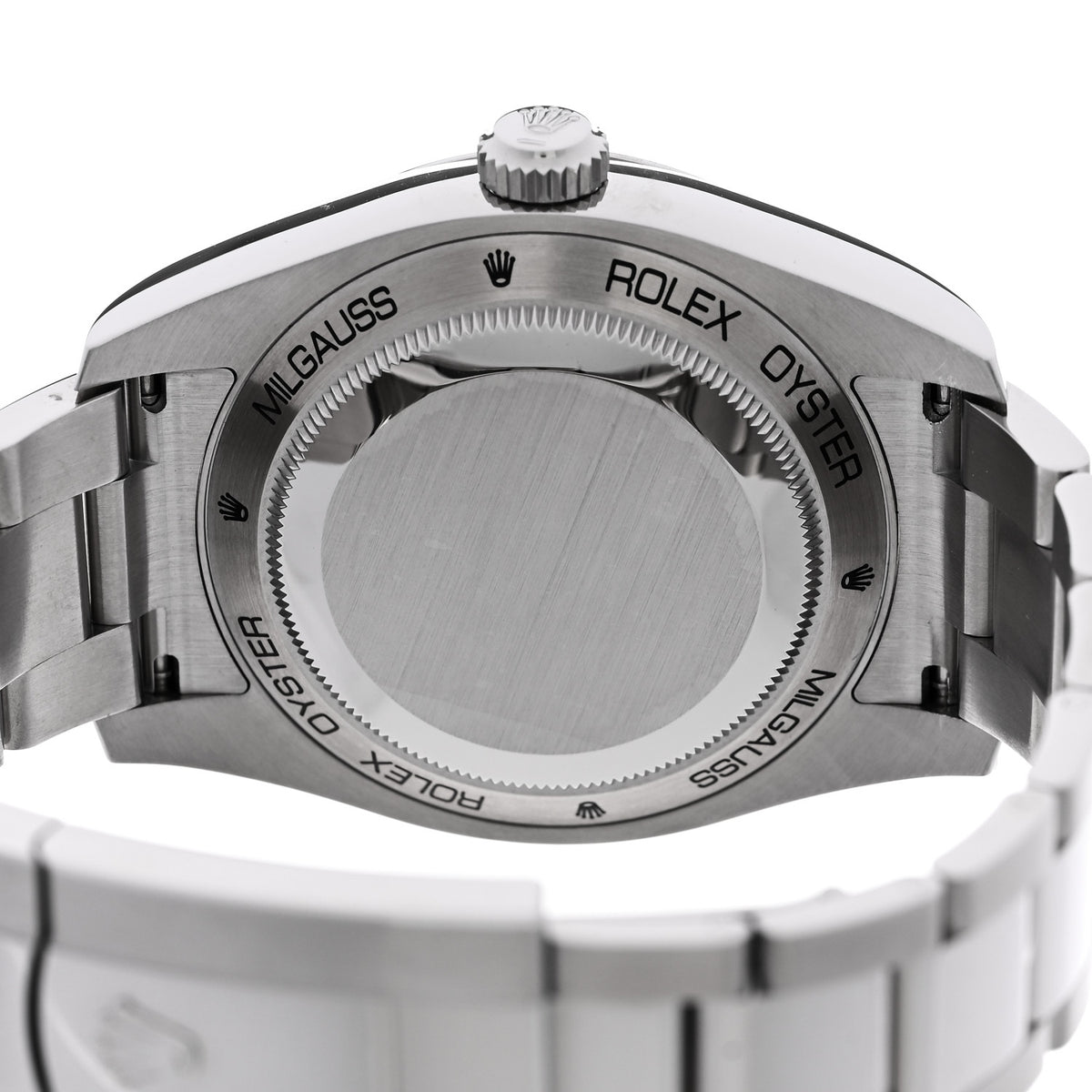 Stainless Steel 40mm Oyster Perpetual Milgauss Watch Z-Blue 116400GV