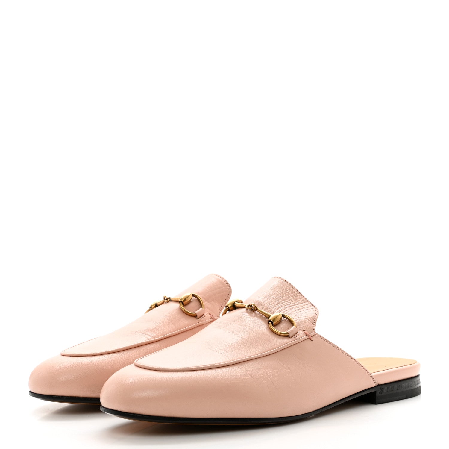 Gucci Malaga Kid Womens Princetown Slippers 39 Skin Rose 3 of 8