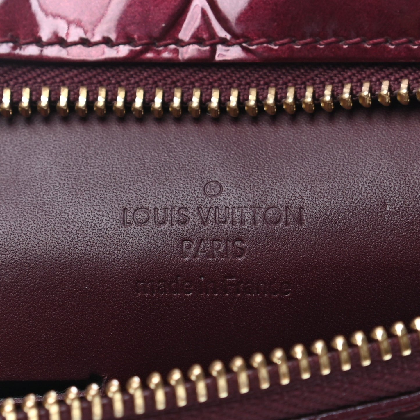 Vernis Pershing Square Clutch GM Rouge Fauviste