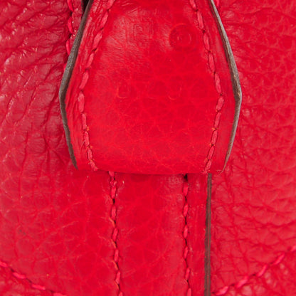 Hermes Taurillon Clemence Bolide 35 Rouge Casaque 5 of 9