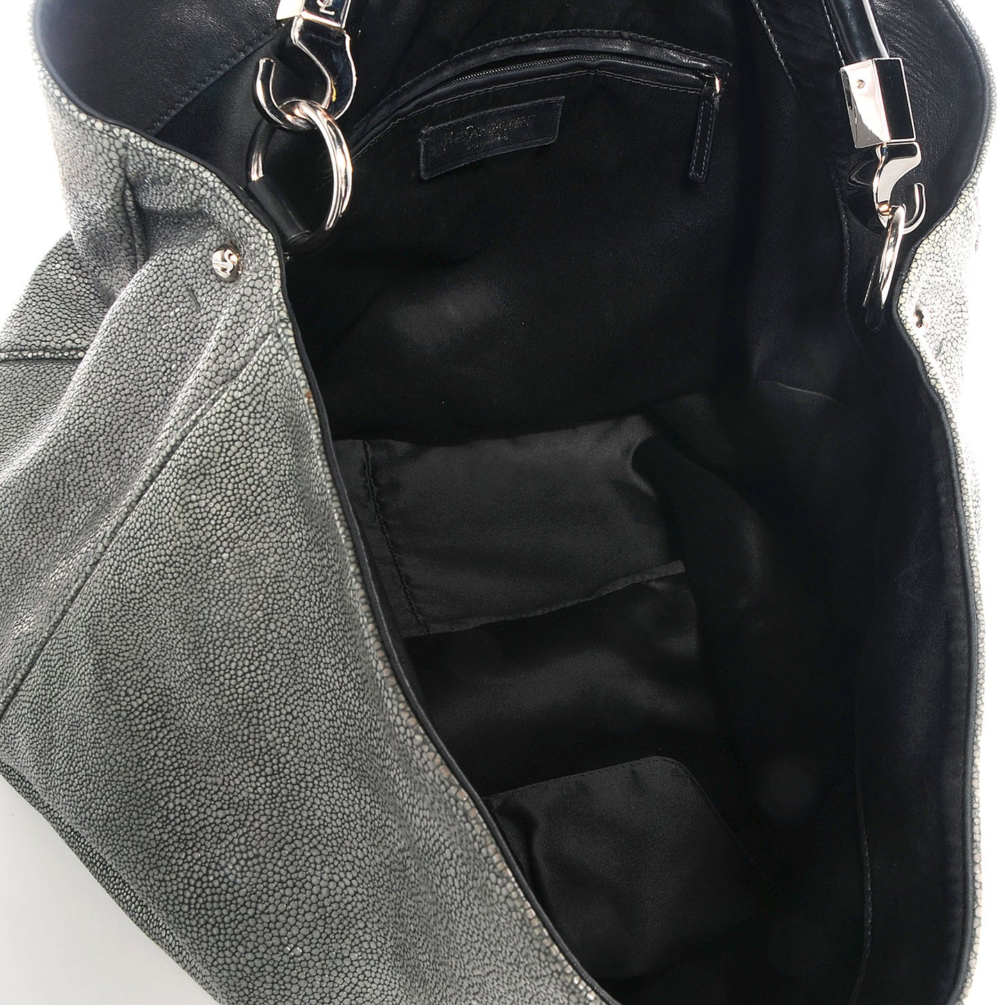 Stingray Embossed Large Roady Silver