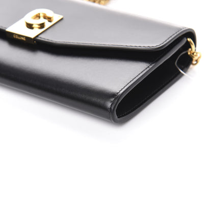 Celine Calfskin C Wallet On Chain Bag Black 9 of 10