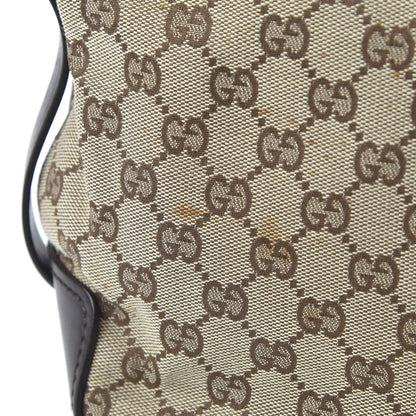 Gucci Monogram Small Bucket Tote Dark Brown 11 of 12