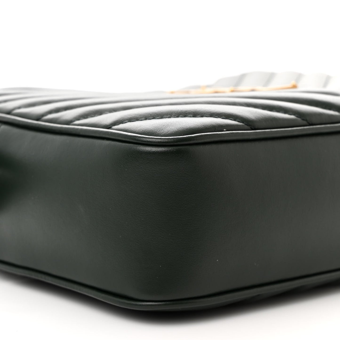 Calfskin Matelasse Monogram Lou Camera Bag Military Green