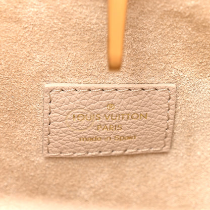 Louis Vuitton Grained Calfskin Low Key Hobo MM Limestone 6 of 13