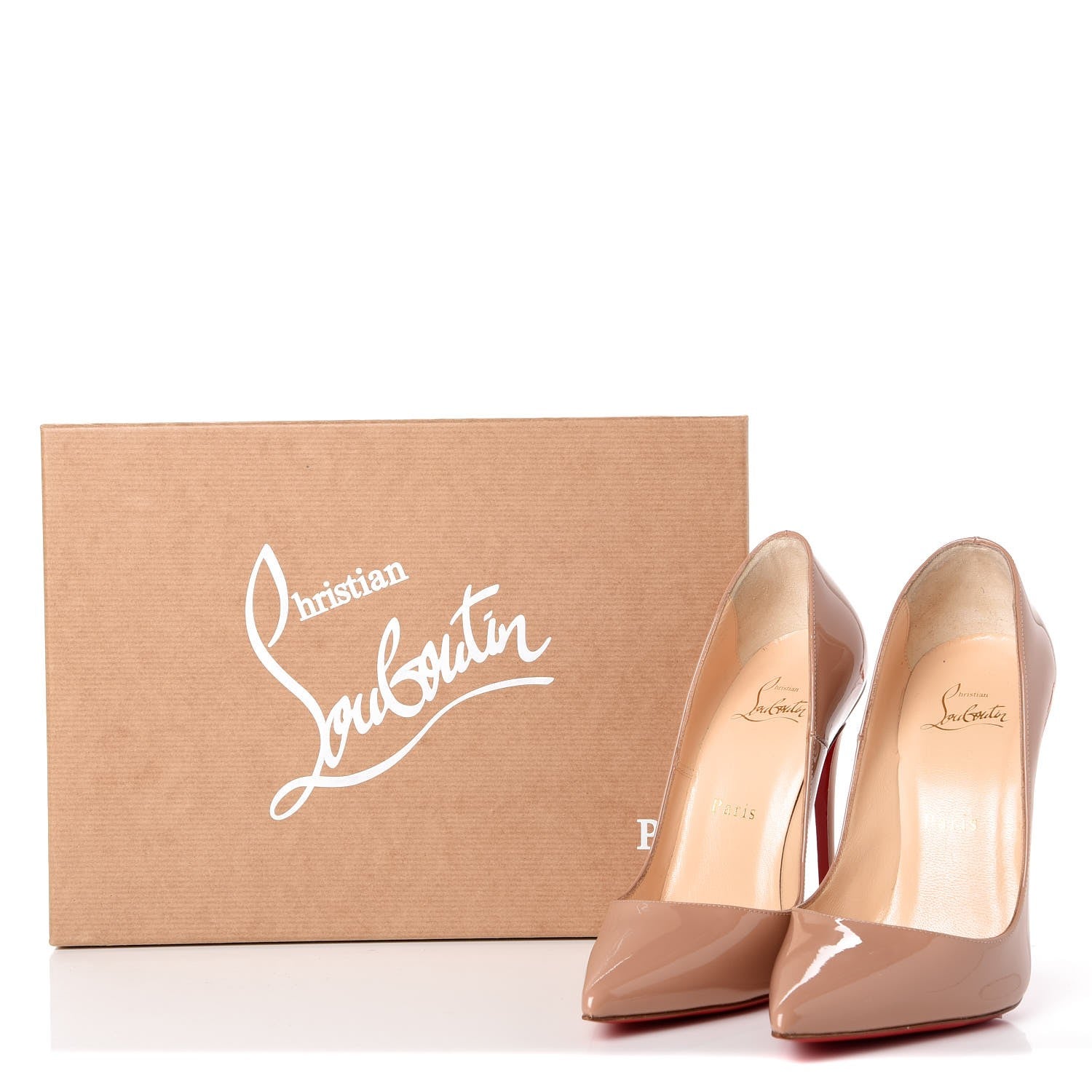 Christian Louboutin Patent So Kate 120 Pumps 36.5 Nude 8 of 8