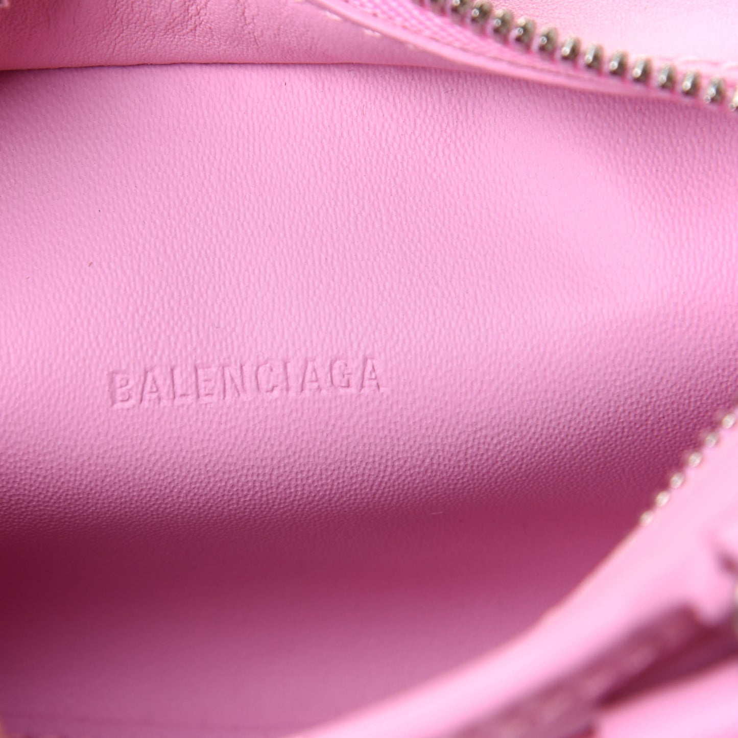 Smooth Calfskin Neo Classic Silver Hardware Super Nano City Crossbody Candy Pink