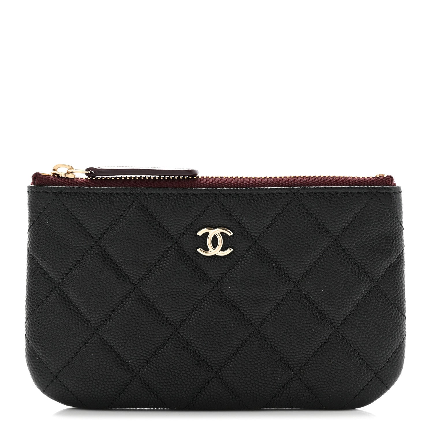 Chanel Caviar Quilted Small Cosmetic Case Black 1 of 8