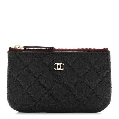 Chanel Caviar Quilted Small Cosmetic Case Black 1 of 8